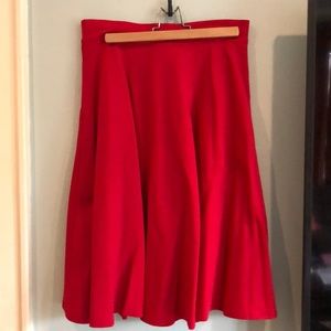 Charlotte Swing Skirt red